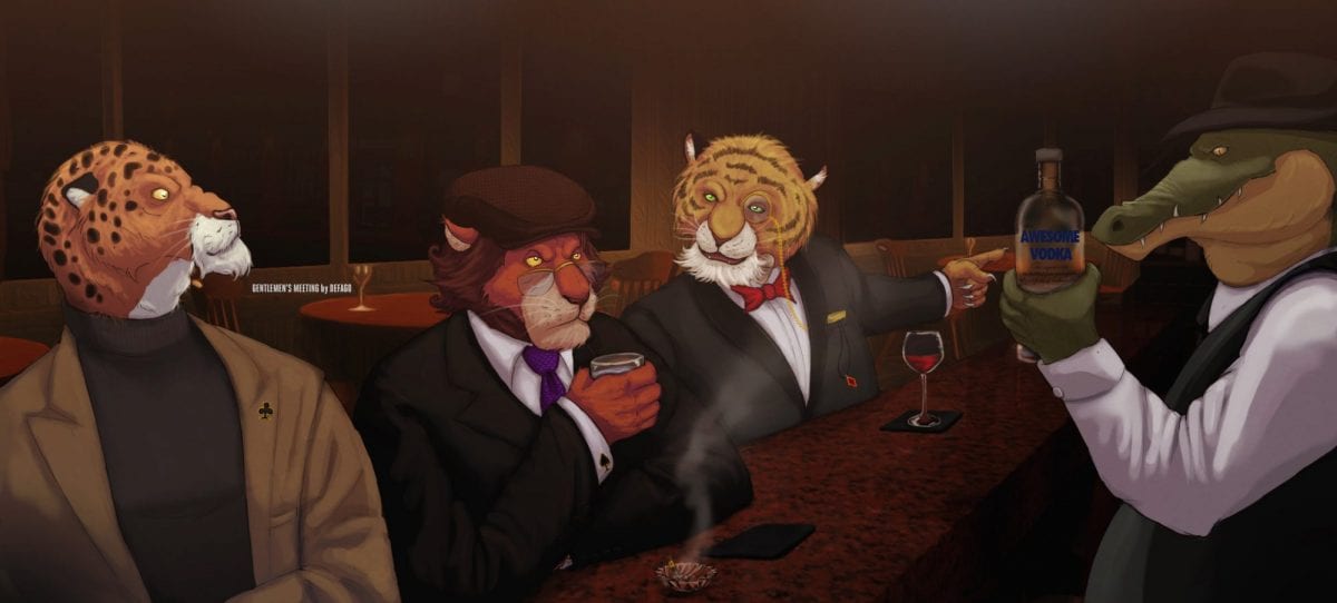 gentlemen meeting by defago