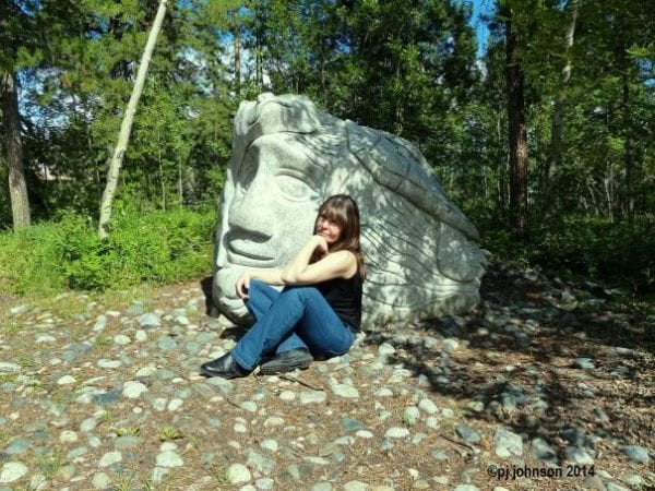 face monument in yukon art centre