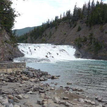 view of bow falls