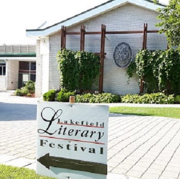 Lakefield Literary Festival signboard