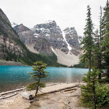 view of lake louise and mountain