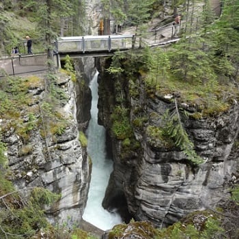 beauty of Maligne Canyon