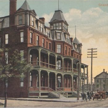 vintage picture of grand hotel