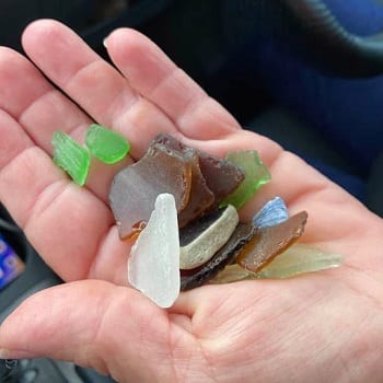 Beachglass in hand