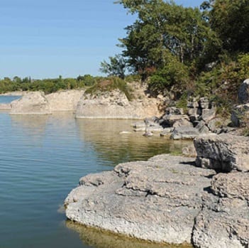 Steep Rock Cliffs located in Steep Rock, Manitoba.