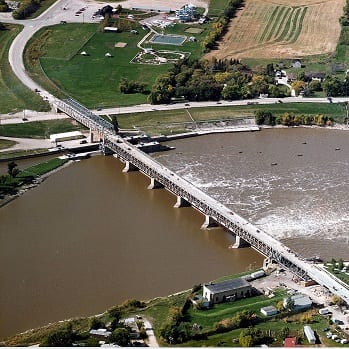 view of dam