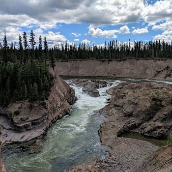 famous Cheslatta Falls