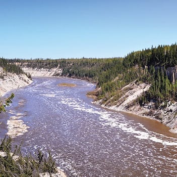 view of Twin Falls Gorge Trail