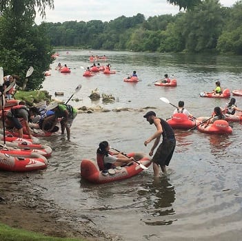 whitewater raft