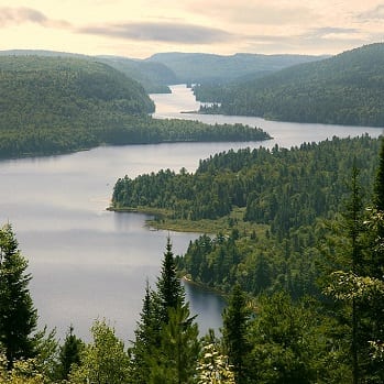 view of La Mauricie National Park