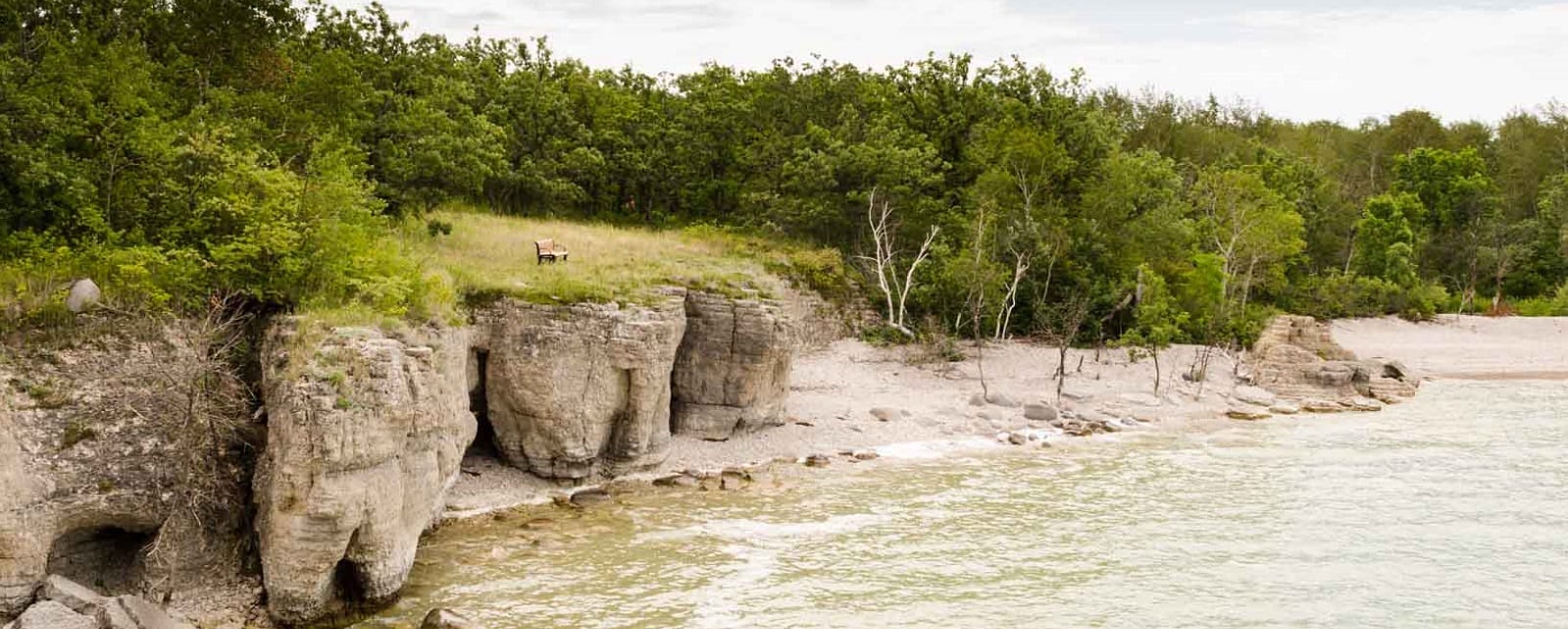 Fantastic view of Steep Rock, Manitoba