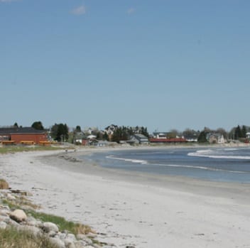 fantastic view of crescent beach