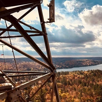 view from tower