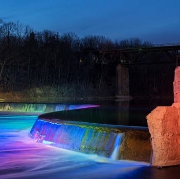 Penman's Dam on the Grand River - Paris