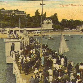 Vintage picture of Crystal beach Park