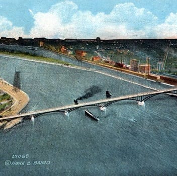 Peace Bridge in Fort Erie Ontario