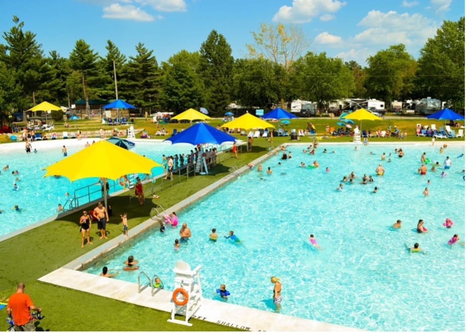 outdoor swimming pool