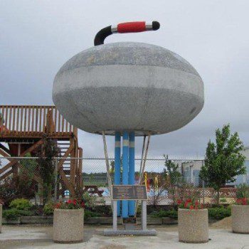 largest curling rock