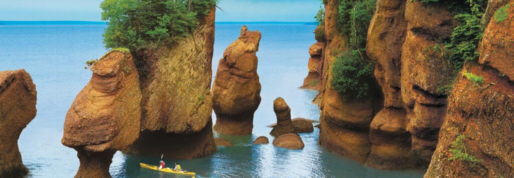 The Bay of Fundy’s Hopewell Rocks, New Brunswick